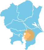 千葉県・東京都・神奈川県・埼玉県・茨城県地図